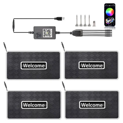 Personalized Car Floor Mat Light - Planet4Shopping