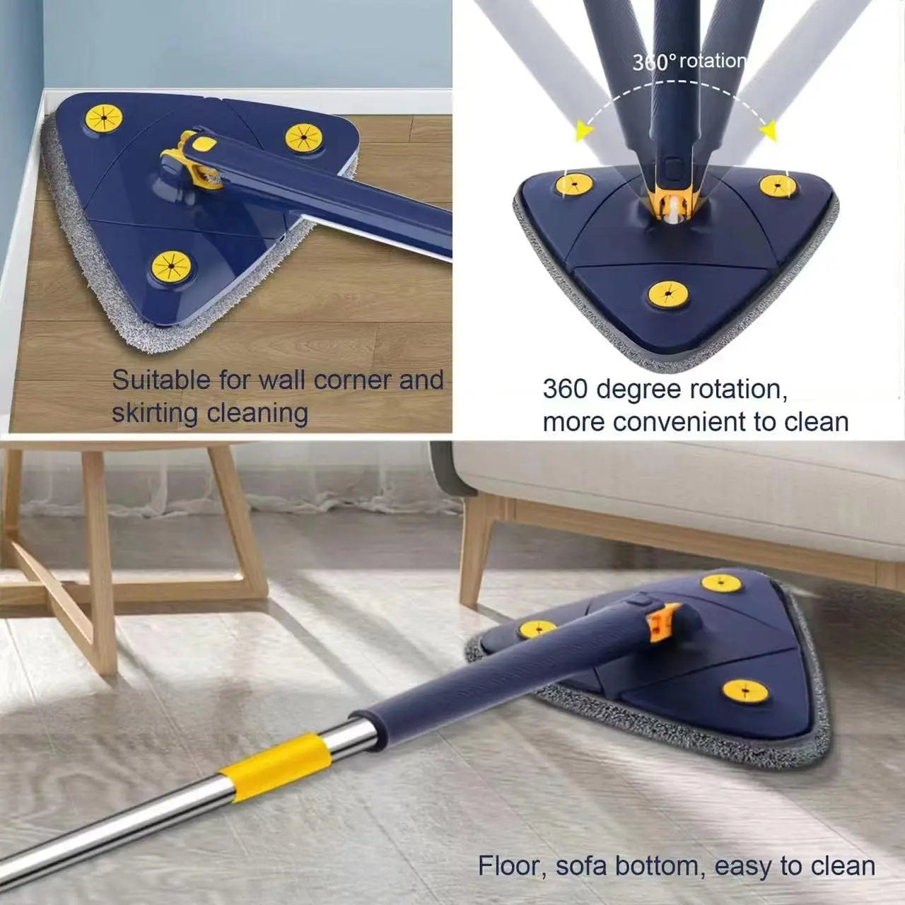 Self-Squeeze Triangular Mop - Planet4Shopping