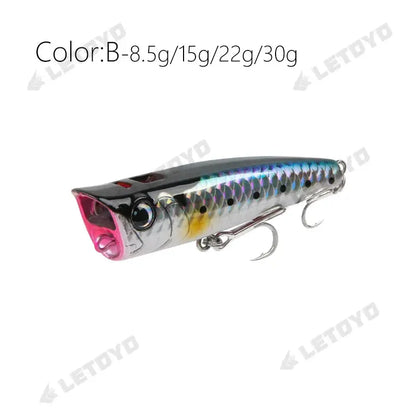 Popper Fishing Lure Hard Bait 8.5-30g - Planet4Shopping