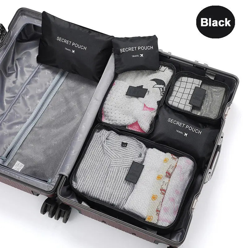 6 Pcs Travel Clothes Storage Bags - Planet4Shopping