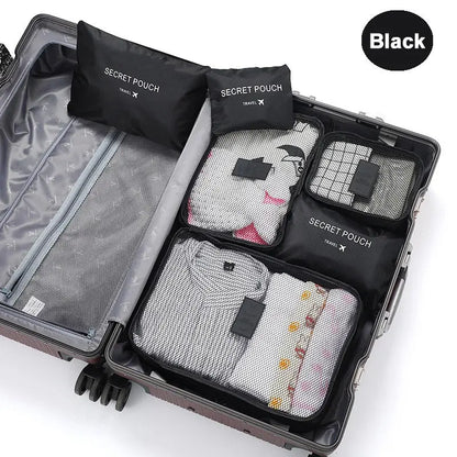 6 Pcs Travel Clothes Storage Bags - Planet4Shopping