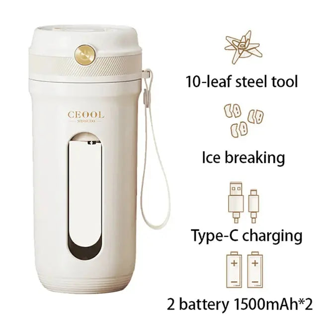 10 Blades Electric Portable Blender - Planet4Shopping