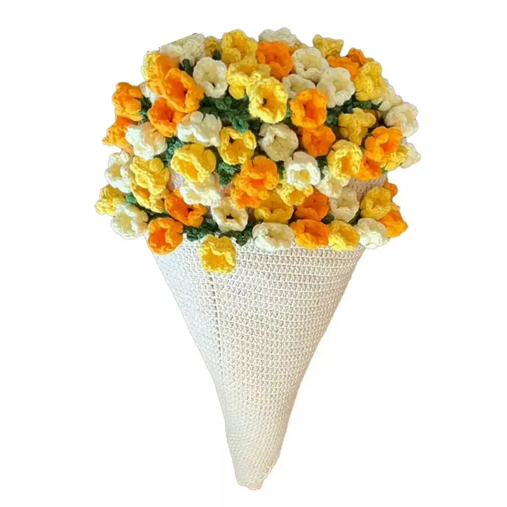Crochet Rose Bouquet Blanket - Planet4Shopping