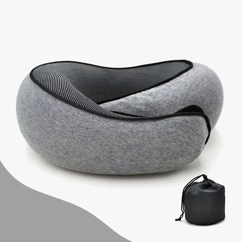 Memory Foam Neck Pillow Travel Snail Design - Planet4Shopping