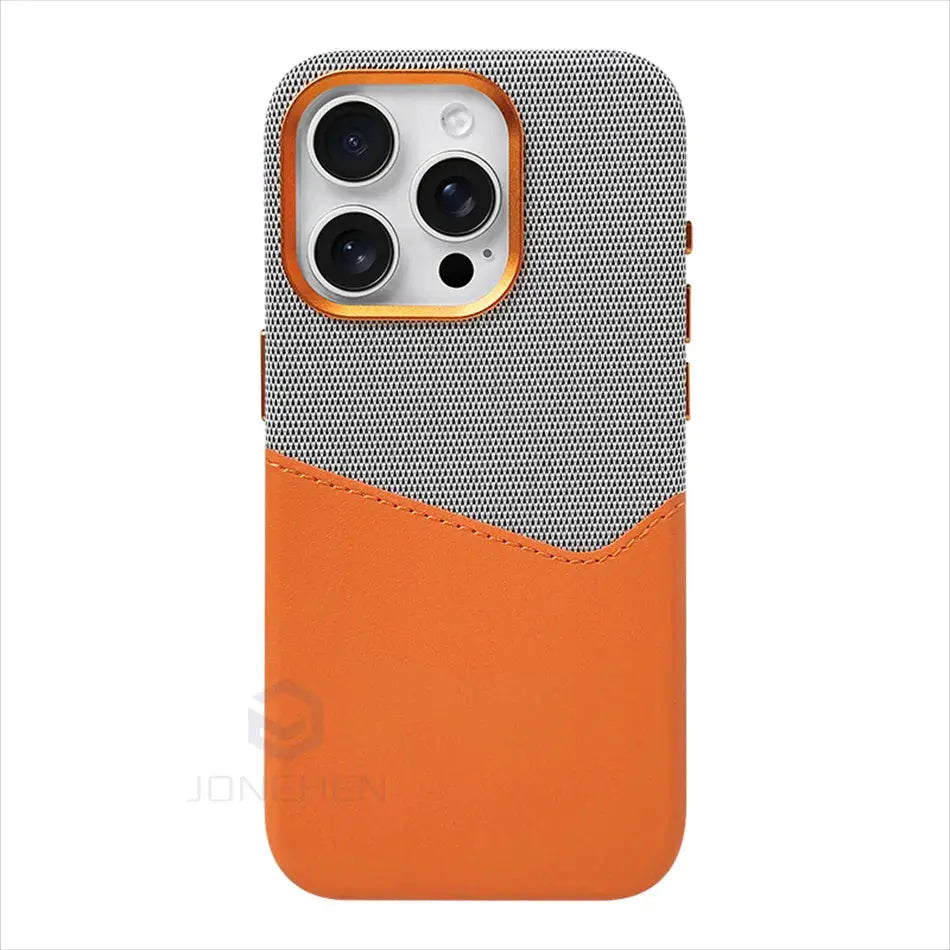 Magnetic Leather Card Holder Case for iPhone - Planet4Shopping