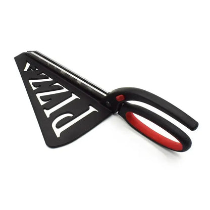 Pizza Scissors With Server Tray - Planet4Shopping