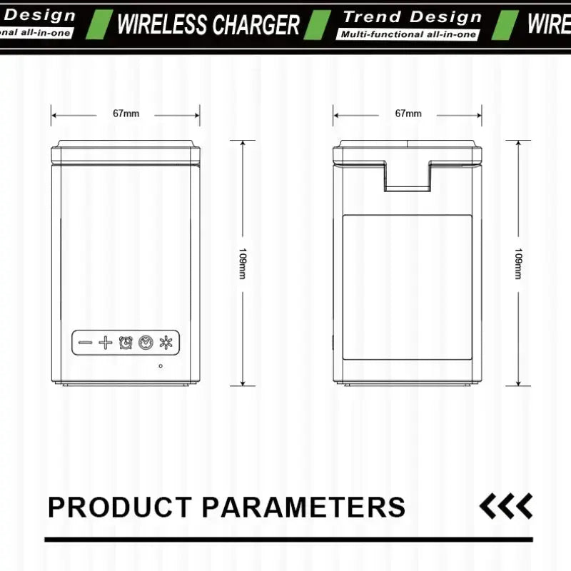 6 in 1 Magnetic Wireless Charger & Speaker - Planet4Shopping
