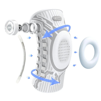 Adjustable Knee Brace with Patella Support Stabilizer - Planet4Shopping