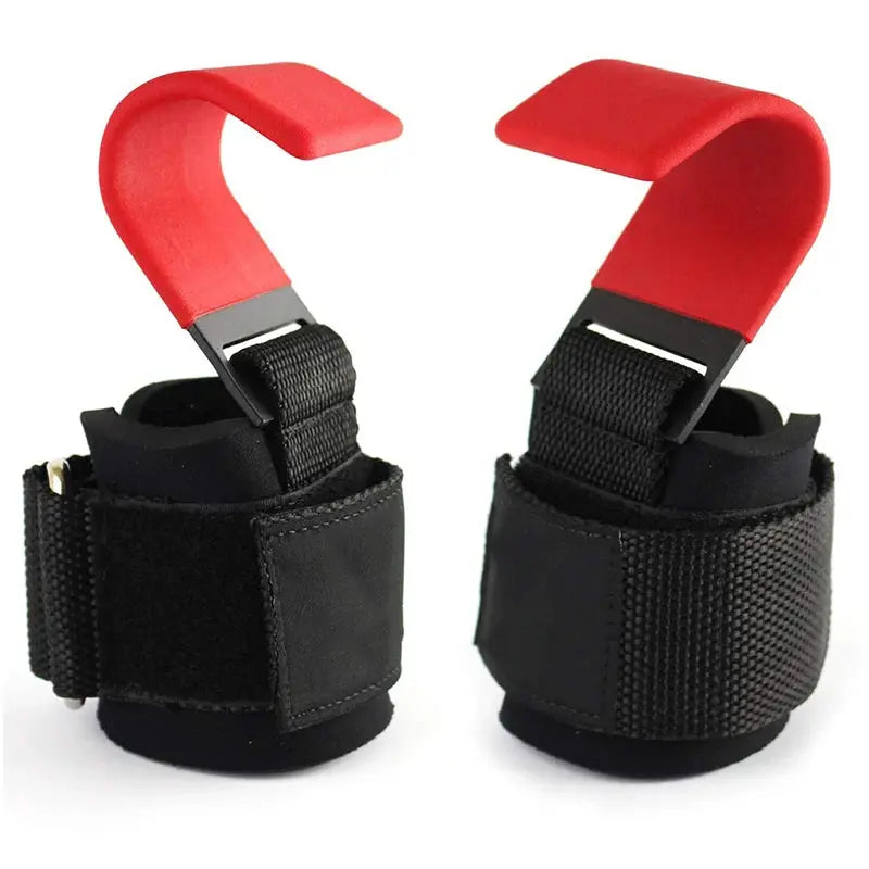 Weight Lifting Hooks with Wrist Straps - Planet4Shopping