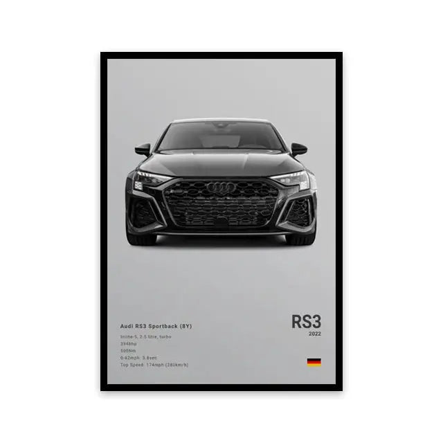 Car Wall Art Canvas - Planet4Shopping