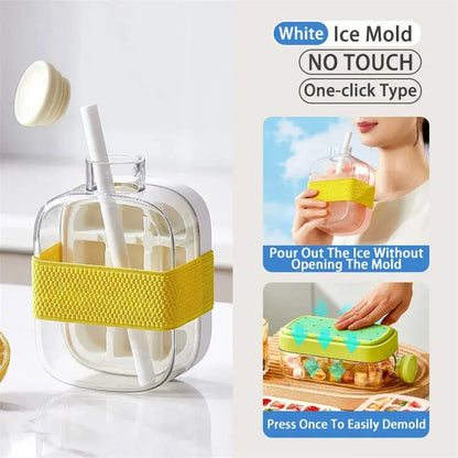 Ice Cube Tray With Straw - Planet4Shopping