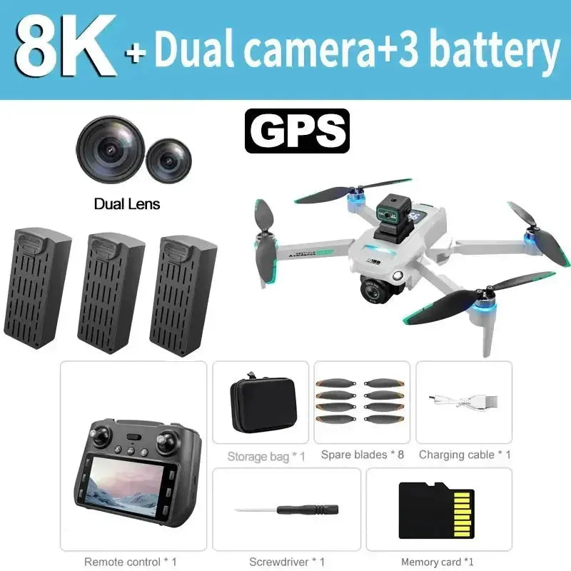 S159 GPS Rc Drone 5G Professional 8K HD - Planet4Shopping