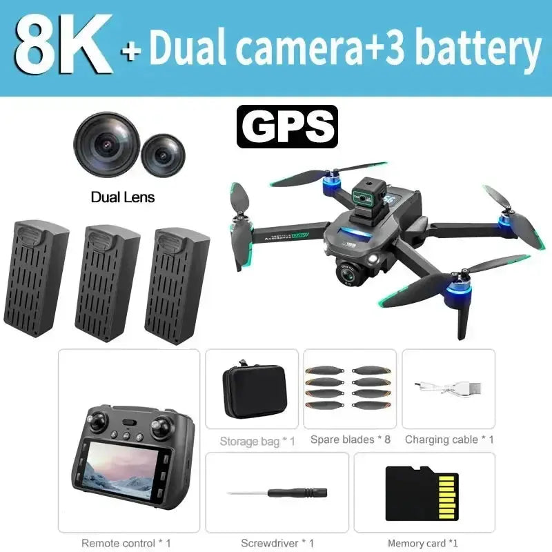 S159 GPS Rc Drone 5G Professional 8K HD - Planet4Shopping