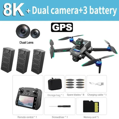S159 GPS Rc Drone 5G Professional 8K HD - Planet4Shopping