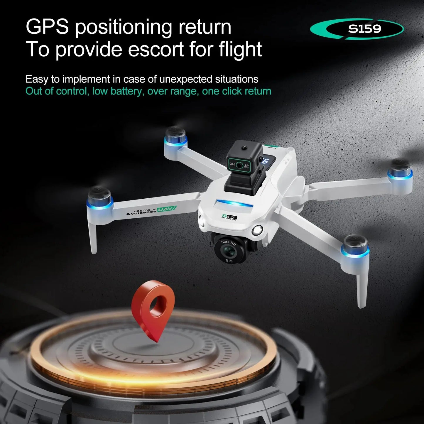 S159 GPS Rc Drone 5G Professional 8K HD - Planet4Shopping