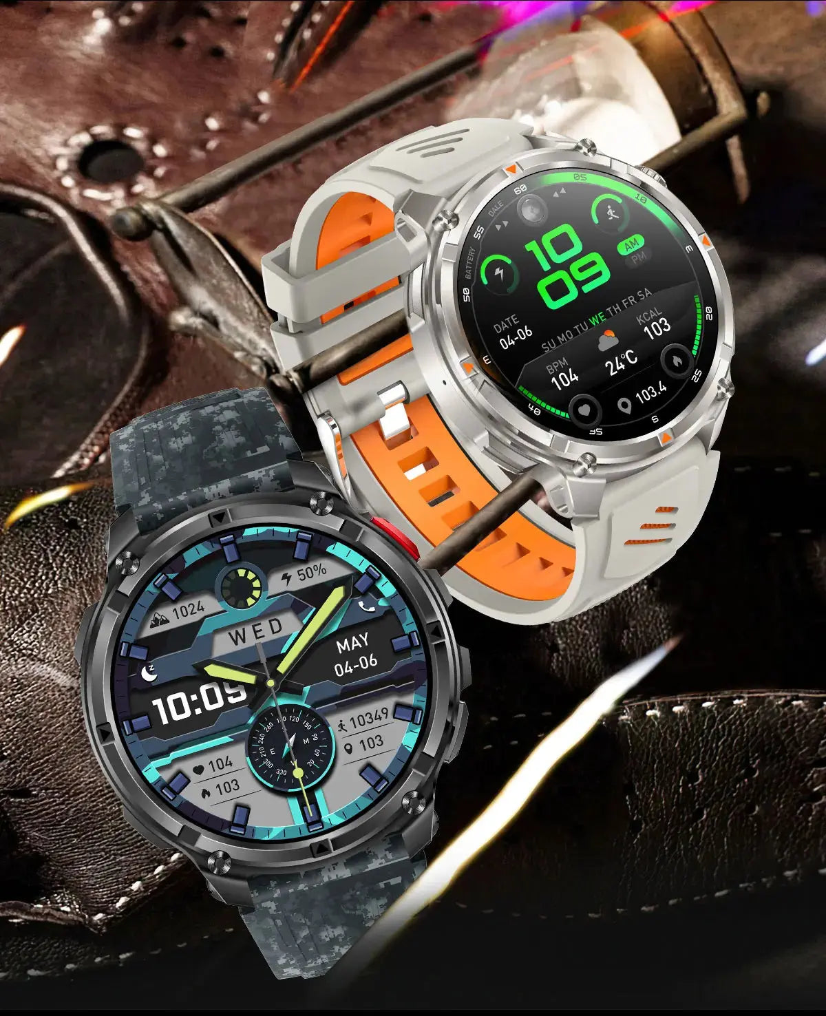 2026 New T-Rex3 Ultra 1100Mah Military Smart Watch Men 1.7" - Planet4Shopping