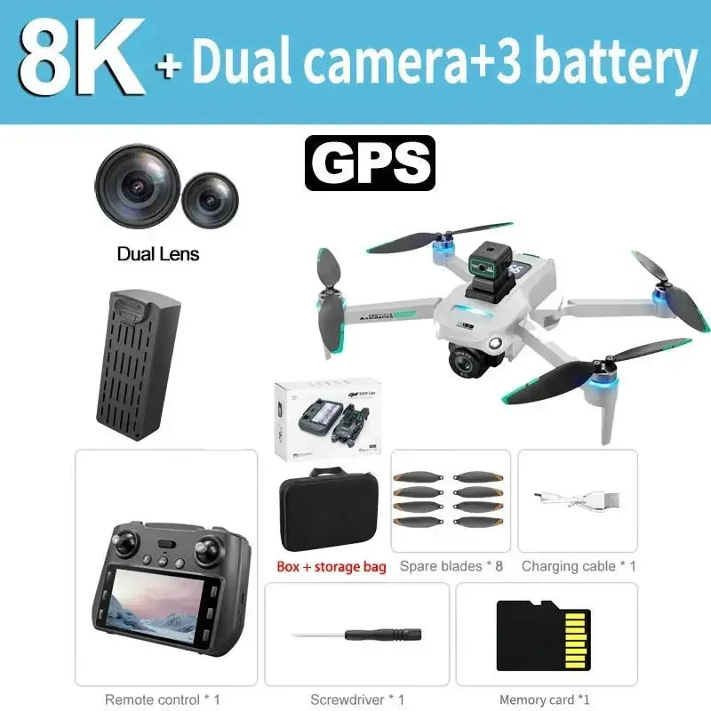S159 GPS Rc Drone 5G Professional 8K HD - Planet4Shopping