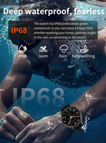 2026 New T-Rex3 Ultra 1100Mah Military Smart Watch Men 1.7" - Planet4Shopping
