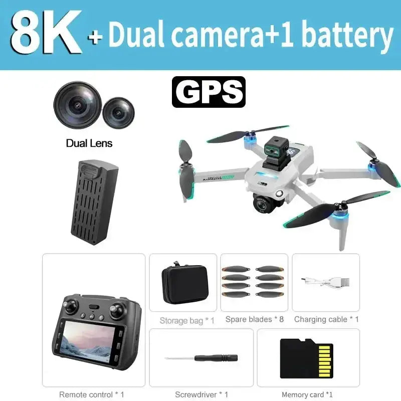 S159 GPS Rc Drone 5G Professional 8K HD - Planet4Shopping