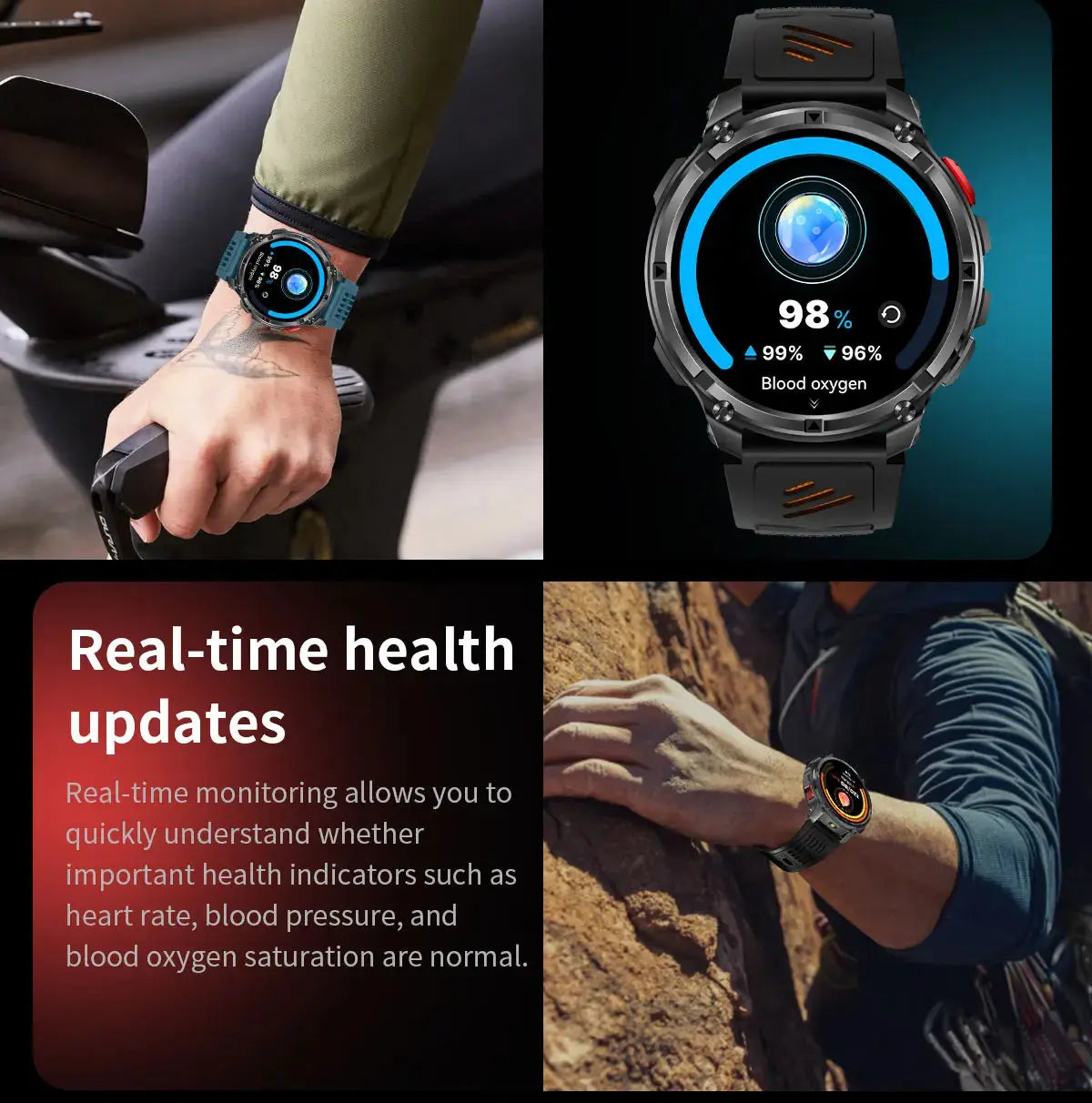 2026 New T-Rex3 Ultra 1100Mah Military Smart Watch Men 1.7" - Planet4Shopping