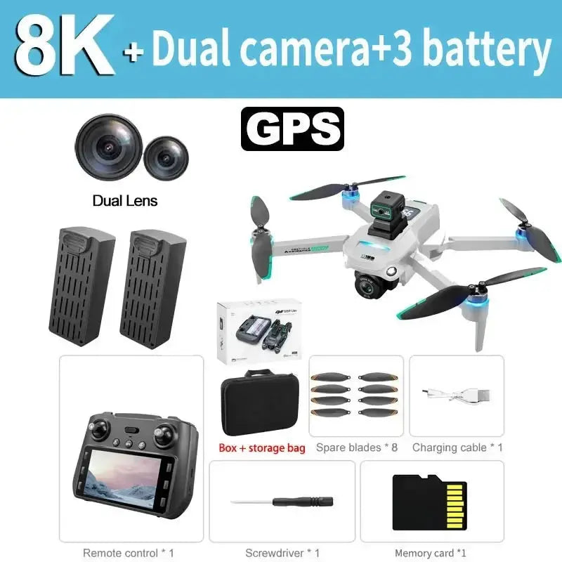 S159 GPS Rc Drone 5G Professional 8K HD - Planet4Shopping