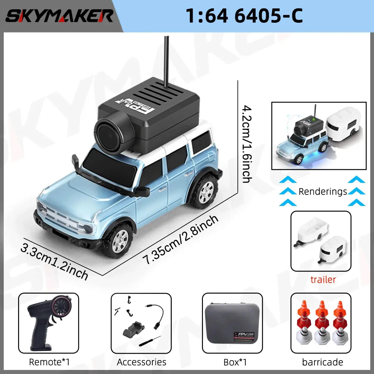 WLtoys RC Car Mini 6405-C 6405 - Planet4Shopping
