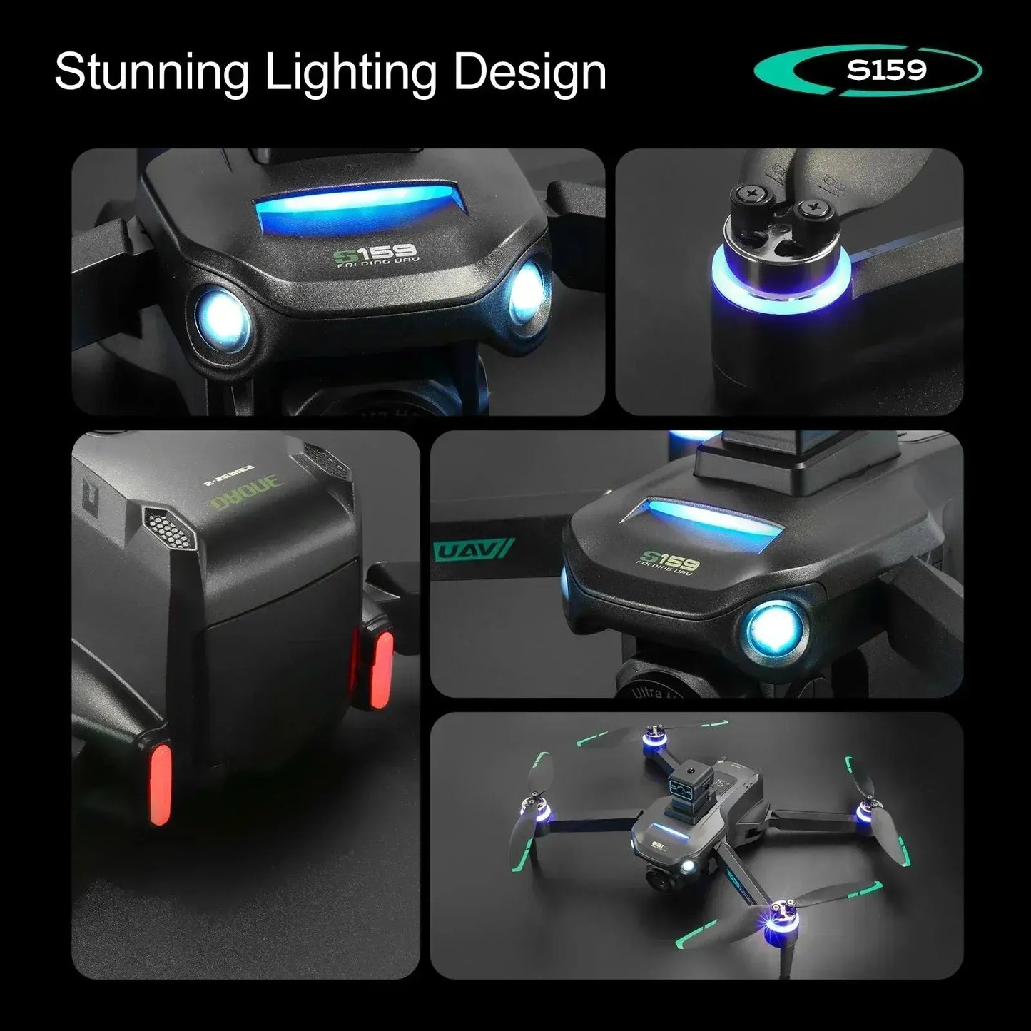S159 GPS Rc Drone 5G Professional 8K HD - Planet4Shopping