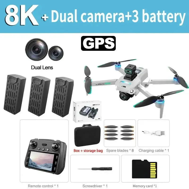 S159 GPS Rc Drone 5G Professional 8K HD - Planet4Shopping