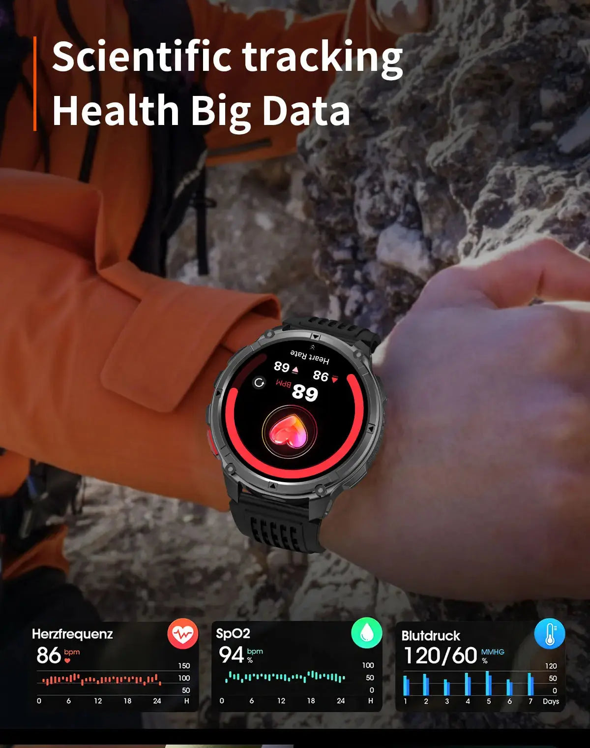 2026 New T-Rex3 Ultra 1100Mah Military Smart Watch Men 1.7" - Planet4Shopping