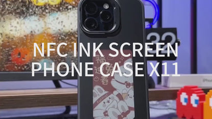 InkPlay E-Ink-Handyhülle – kabellose NFC-Fotoanzeige zum Selbermachen – Schutzhülle –